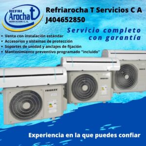 Venta de aires acondicionados con instalacion y garantia